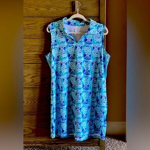 Lulu-B size L cool and stretchy midi dress